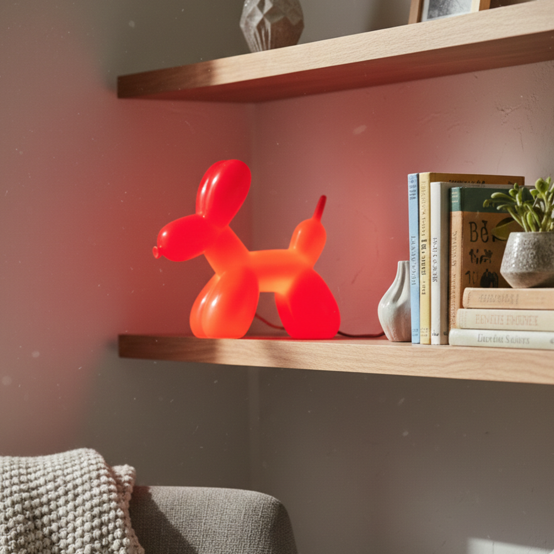Corp de Iluminat Decorativ ''Red Balloon Dog''