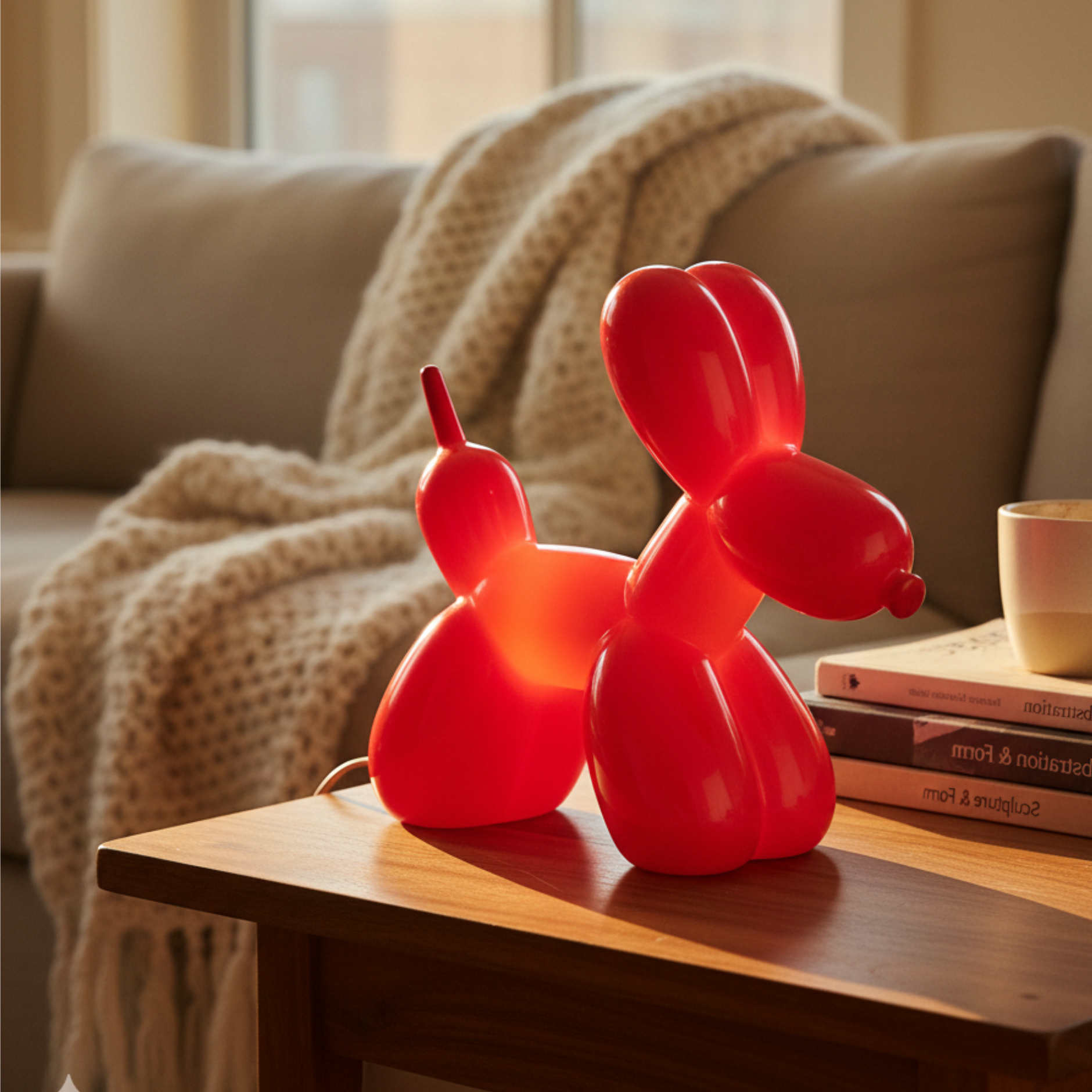 Corp de Iluminat Decorativ ''Red Balloon Dog''