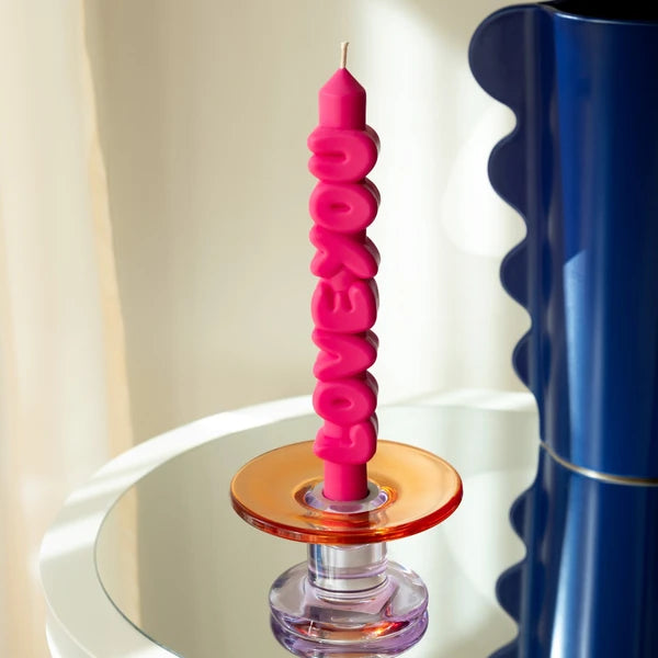 Lumanare decorativa ''3D Taper - Love You''