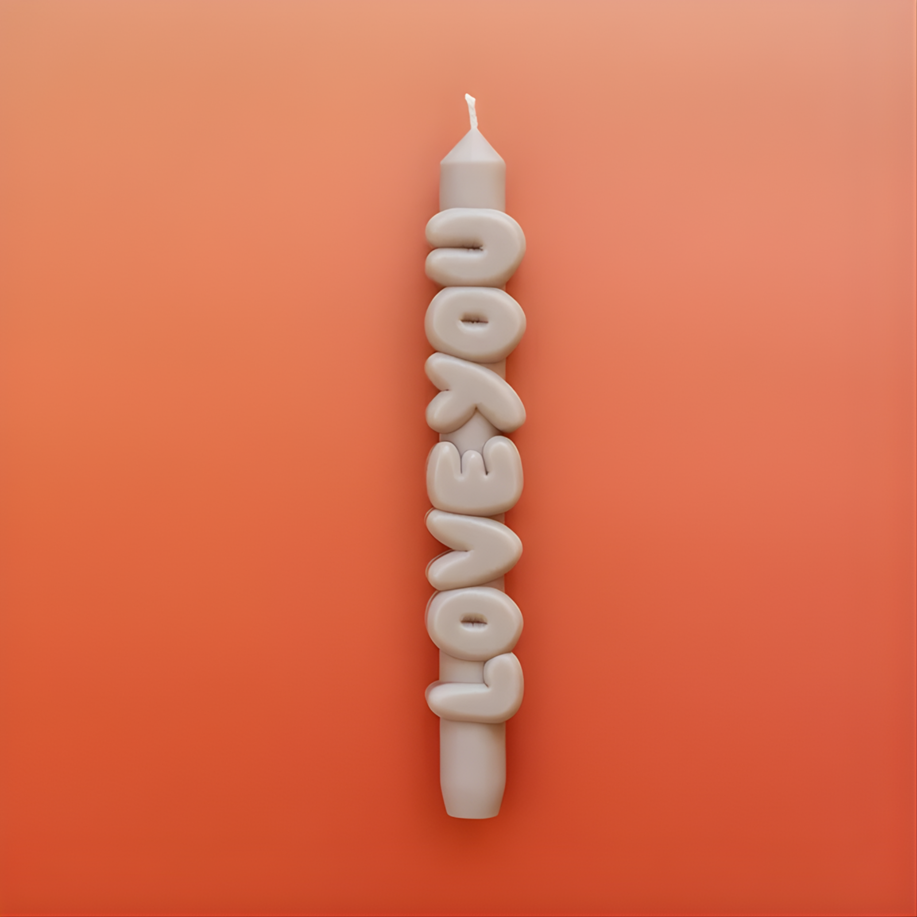 Lumanare decorativa ''3D Taper - Love You''