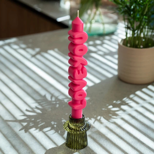 Lumanare decorativa ''3D Taper - Love You''